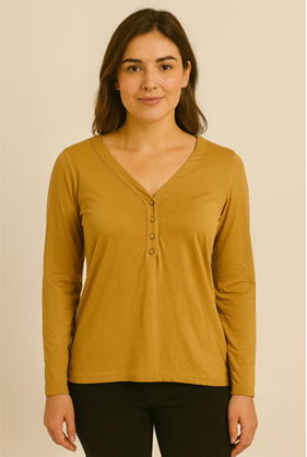 J - Blusa Fem. Ref: DP1552 Pac c/ 24 UN Diversas Cores.