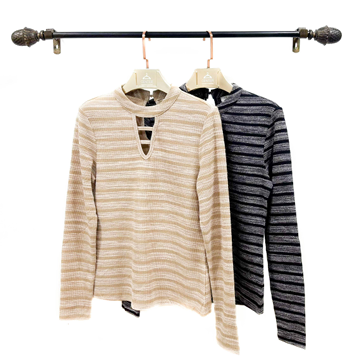 J - Blusa Fem. Ref: 179608 Pac c/ 24 UN Diversas Cores.