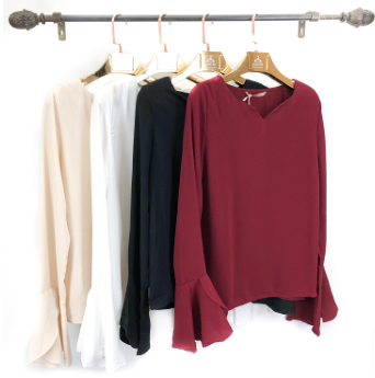 J - Blusa Fem. Ref: 179504 Pac c/ 24 UN Diversas Cores.