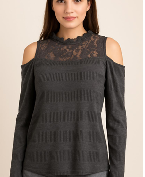 J - Blusa Fem. Ref: 179079 Pac c/ 24 UN Diversas Cores.
