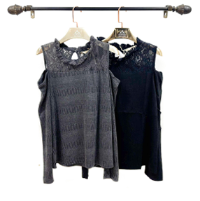 J - Blusa Fem. Ref: 179079 Pac c/ 24 UN Diversas Cores.