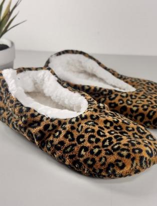 P - Pantufa Fem. Onça Basic+ Ref: 104-WOMEN-B Pac c/ 24 UN.