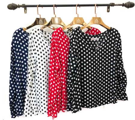 J - Blusa Fem. Ref: ZY901 Pac c/ 24 UN Diversas Cores.