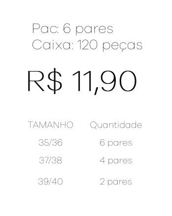 P - Pantufa Fem. Bolinhas Basic+ Ref: 104-WOMEN-C Pac c/ 24 UN.