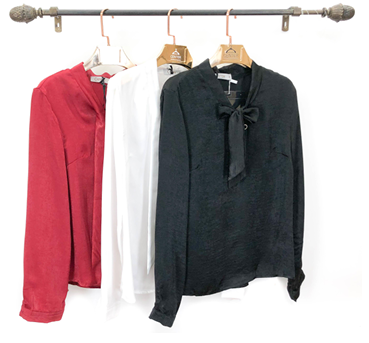 J - Blusa Fem. Ref: 179062 Pac c/ 24 UN Diversas Cores.