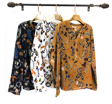 J - Blusa Fem. Ref: 179081 Pac c/ 24 UN Diversas Cores.