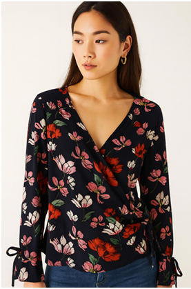 J - Blusa Fem. Ref: 179059 Pac c/ 24 UN Diversas Cores.
