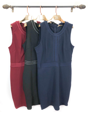 N - Vestido Curto Social Elegance Ref: 18011141 Pac c/ 24 UN Diversas Cores.