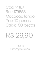 N - Macacão Longo Floral Alças Finas Ref: 179858 Pac c/ 30 UN Diversas Cores.