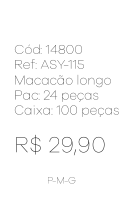 N - Macacão Longo Estampa Étnica Ref: ASY-115 Pac c/ 24 UN Diversas Cores.