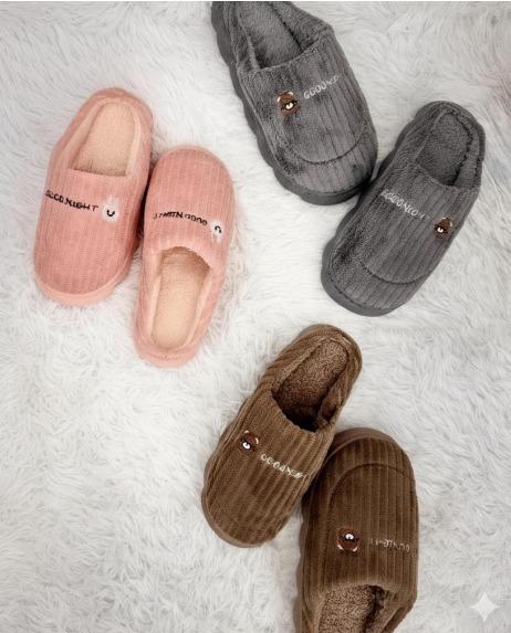 P - Pantufa Fem. Ref: CV-106 Pac c/ 30 UN Diversas Cores.