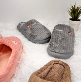 P - Pantufa Fem. Ref: CV-106 Pac c/ 30 UN Diversas Cores.