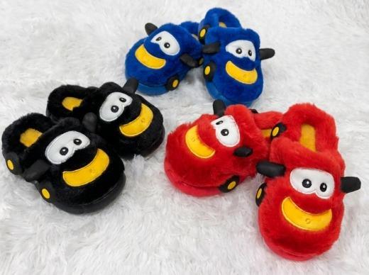 P - Pantufa Infantil Ref: 43079-13 Pac c/ 24 UN Diversas Cores.