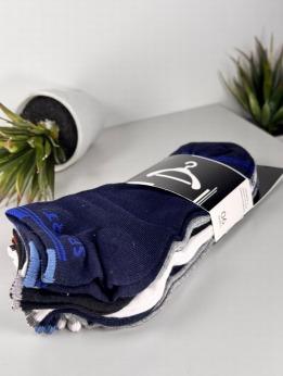 Q - Kit Meia Soquete c/ 6 Pares Ref: MAK6-05 Pac c/ 24 Kit Diversas Cores.