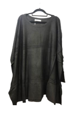 J - Blusa Fem. Modal Oversized Ref: Y943 Pac c/ 24 UN Diversas Cores.