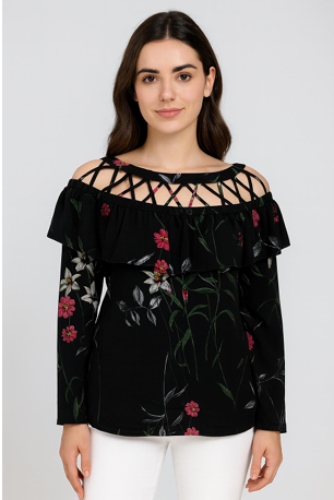 J - Blusa Fem. Ref: AN17077 Pac c/ 24 UN Diversas Cores.