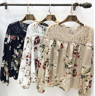 J - Blusa Fem. Ref: A9077 Pac c/ 24 UN Diversas Cores.