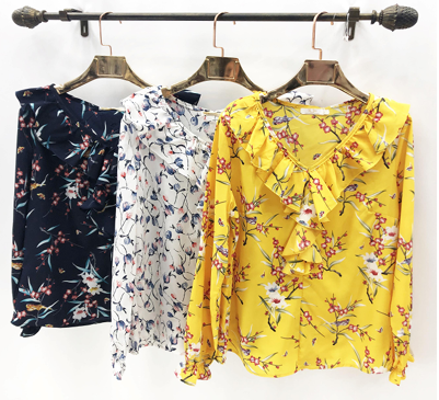 J - Blusa Fem. Ref: 1025/XZ-0605 Pac c/ 24 UN Diversas Cores.