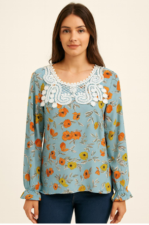 J - Blusa Fem. Ref: XZ-0607 Pac c/ 24 UN Diversas Cores.