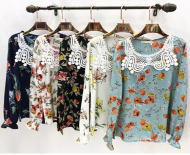 J - Blusa Fem. Ref: XZ-0607 Pac c/ 24 UN Diversas Cores.