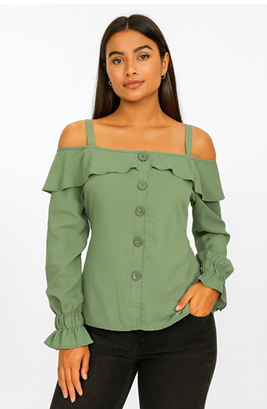 J - Blusa Fem. Ref: LY8881 Pac c/ 24 UN Diversas Cores.
