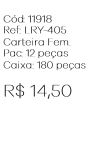 X - Carteira Fem. Matelassê Clássica Ref: LRY-405 Pac c/ 24 UN Diversas Cores.