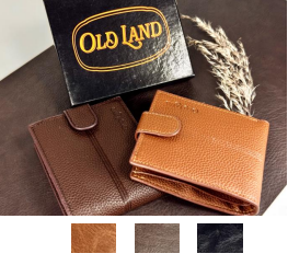 X - Carteira Masc. Couro Premium Ref: OL-001 Pac c/ 24 UN Diversas Cores.