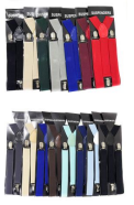 R - Suspensório Adulto Masc. Ref: ADULTO 420 Pac c/ 24 UN Diversas Cores.