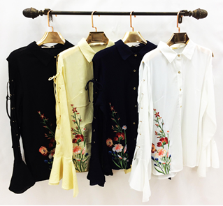 J - Blusa Fem. Ref: AN1801 Pac c/ 24 UN Diversas Cores.