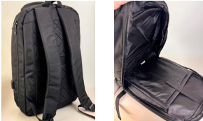 W - Mochila Ika Anti Furto Ref: C1947 Pac c/ 24 UN Diversas Cores.