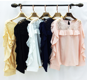 J - Blusa Fem. Ref: AN8918 Pac c/ 24 UN Diversas Cores.