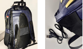 W -Mochila Notebook Courino Masc. Ref: XP05 Pac c/ 12 UN Diversas Cores.