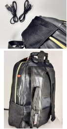 W - Mochila Notebook Courino Masc. Ref: XP12 Pac c/ 12 UN Diversas Cores.