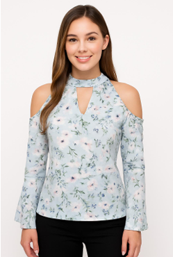 J - Blusa Fem. Ref: 22-109 Pac c/ 24 UN Diversas Cores.