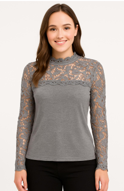 J - Blusa Fem. Ref: A5626 Pac c/ 24 UN Diversas Cores.