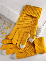 R - Luva Fem. Touch Screen Tricot Ref: 38205-20 Pac c/ 24 UN Diversas Cores.