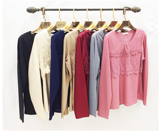 J - Blusa Fem. Ref: WY8711 Pac c/ 24 UN Diversas Cores.