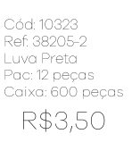 R - Luva Unissex Tricot Básica Ref: 38205-2 Pac c/ 24 UN Diversas Cores.