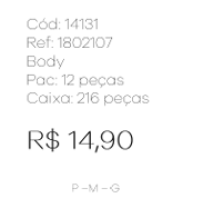 S - Body Ref: 1802107 Pac c/ 24 UN Diversas Cores.