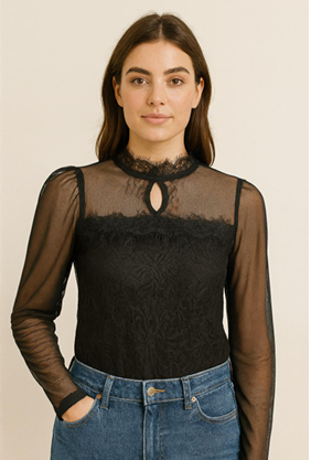 J - Blusa Fem. Ref: 1813107 Pac c/ 24 UN Diversas Cores