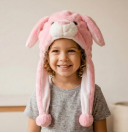 R - Touca Infantil Bichinhos 3D Ref: TC-106 Pac c/ 24 UN Diversas Cores.