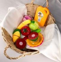 Z - Conj. de Vegetais com Velcro Ref: LCB007 Pac c/ 12 UN Diversas Cores.