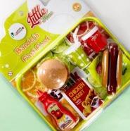 Z - Bandeja Fast Food Kit c/ 6 Peças Pac c/ 24 UN Diversas Cores.