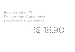 Z - Bola de Vôlei nº 5 Ref: BLV-0051 Pac c/ 24 UN Diversas Cores.