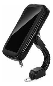 SUPORTE DE CELULAR PARA MOTOCICLETA - FEITO EM PLASTICO MARCA ATEC REFERENCIA AC-6206 ACONDICIONADOS EM 30 CAIXAS CONTEN
