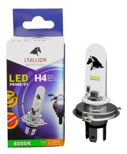 LAMPADA FAROL LED H4 SUPER BRANCA 8000K