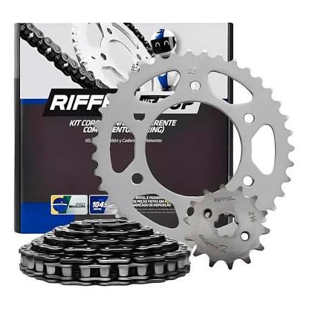 KIT FAZER 150 (14-24) 41Z X 14Z C/CORRENTE 428H X 126L - TITANIUM (1045)