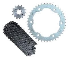 KIT FZ15 (22-25) 41Z X 14Z C/ CORRENTE 428H X 128L - TITANIUM (1045)
