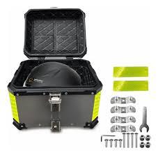 PARTES E PECAS DE MOTOCICLETA, SENDO: BAU PARA MOTOCICLETA - MATERIAL: PLASTICO