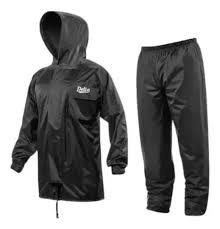CONJUNTO PVC JALECO CAPUZ *PRETO EGG